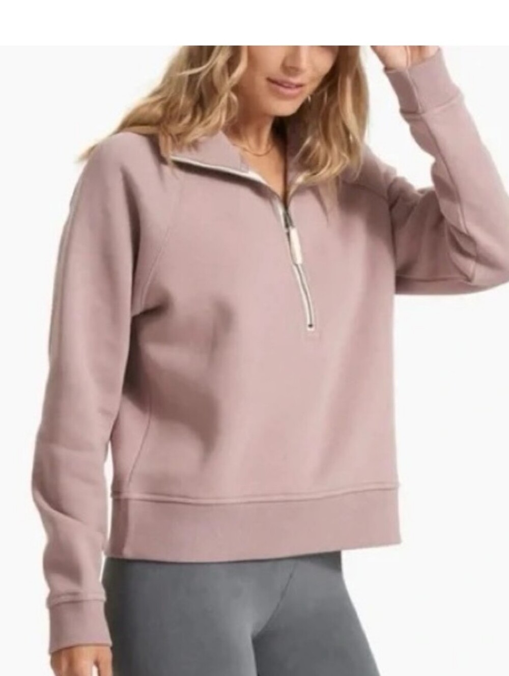 Vuori Pale Mauve Restore Pullover
